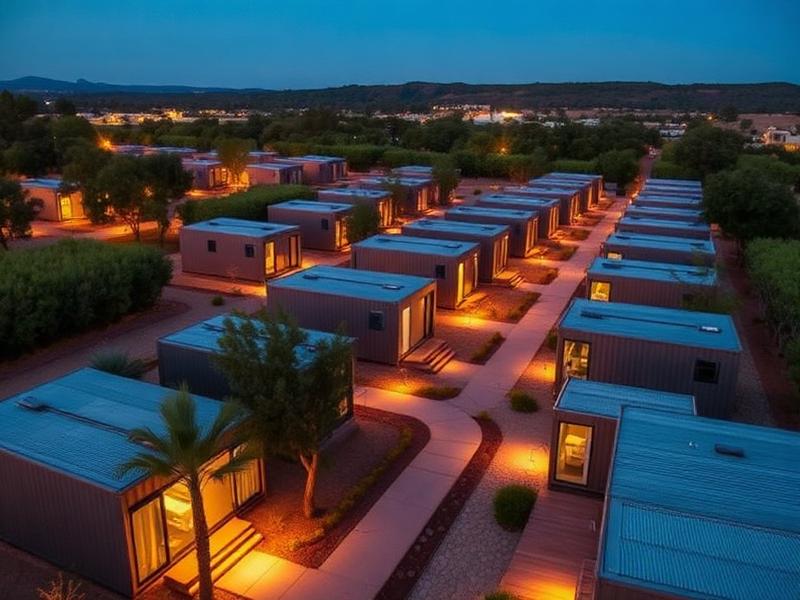 Resort z modulárních domů v Beskydech