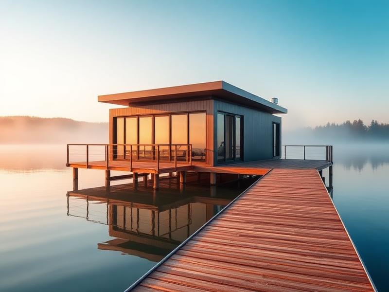 Modulární dům na břehu jezera Lipno